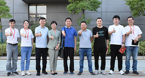 河南省坚果炒货商会会长陈湘婷一行到杰尔古格公司调研