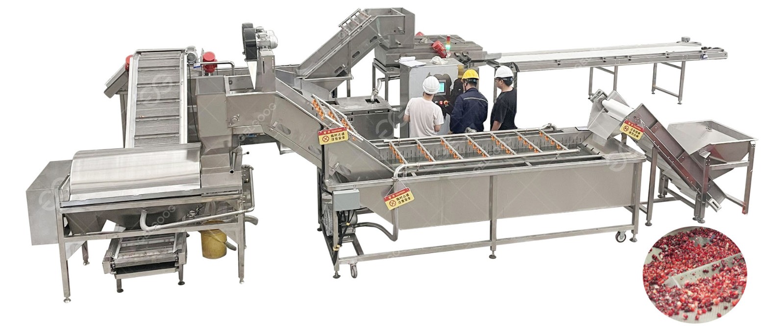 石榴籽加工流水线