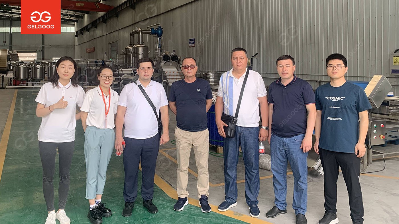 乌兹别克斯坦客户再杰尔古格工厂